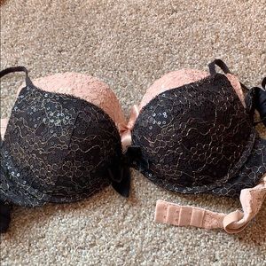 2 x 36b Aerie Drew sequin padded push up bras